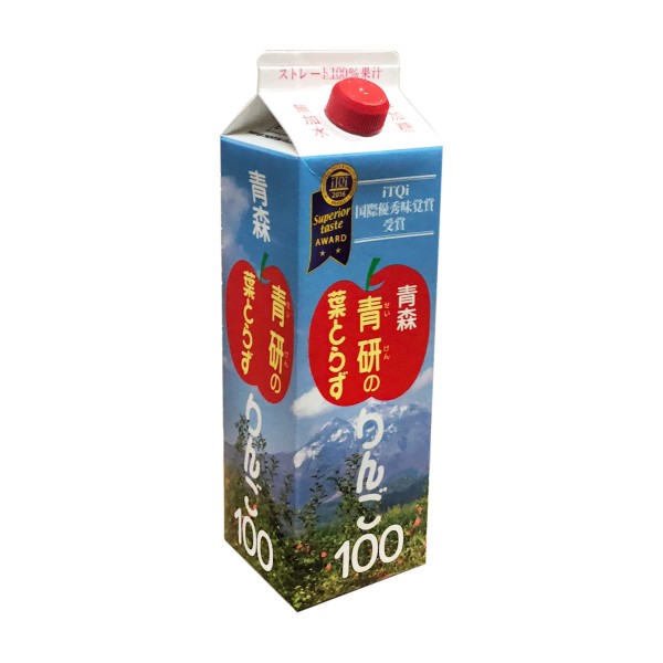 (紙盒裝) 青研 青森蘋果汁 100