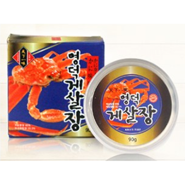 (藍)韓國即食松葉蟹肉蟹膏罐頭 