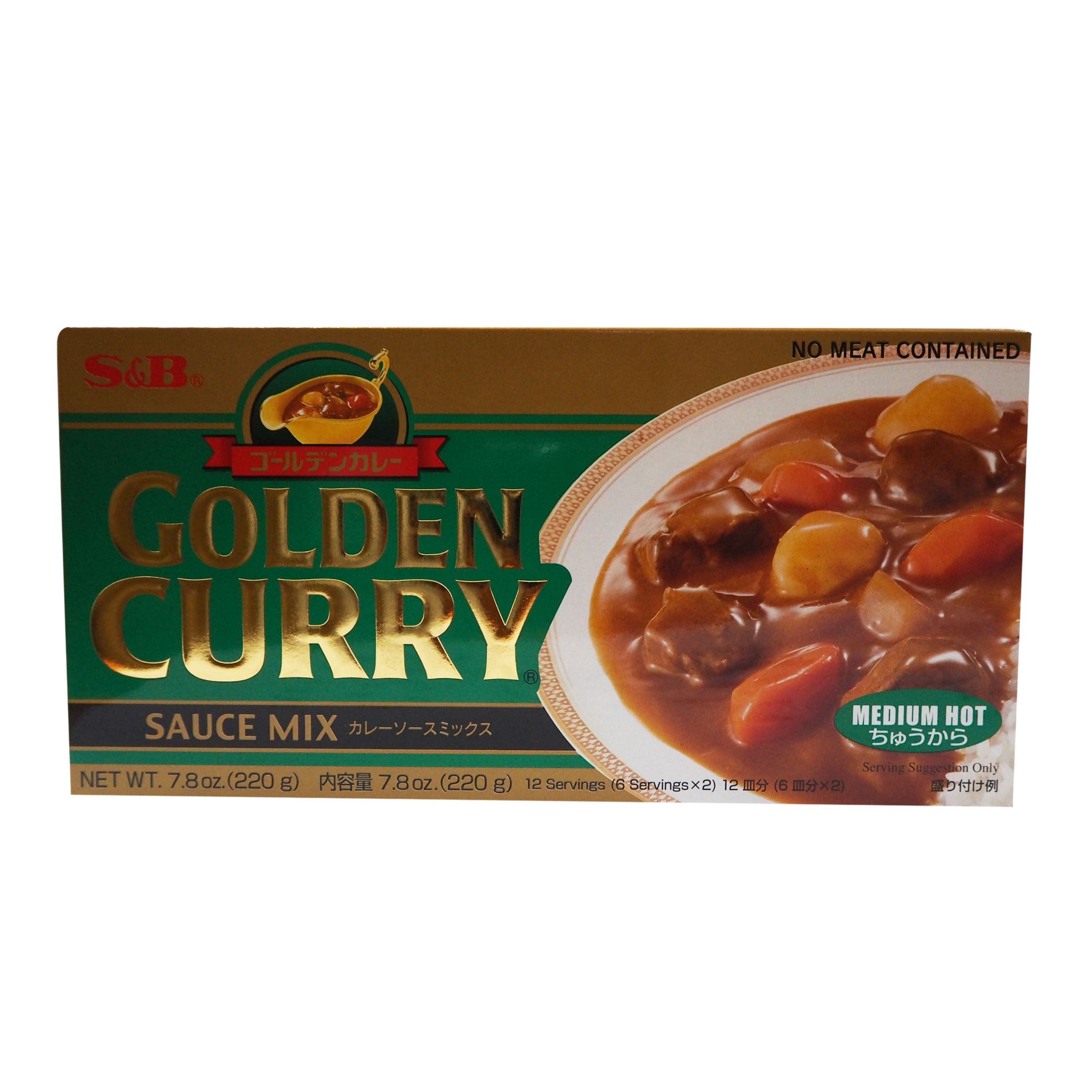 中辛口咖喱磚(S&B-日本版)