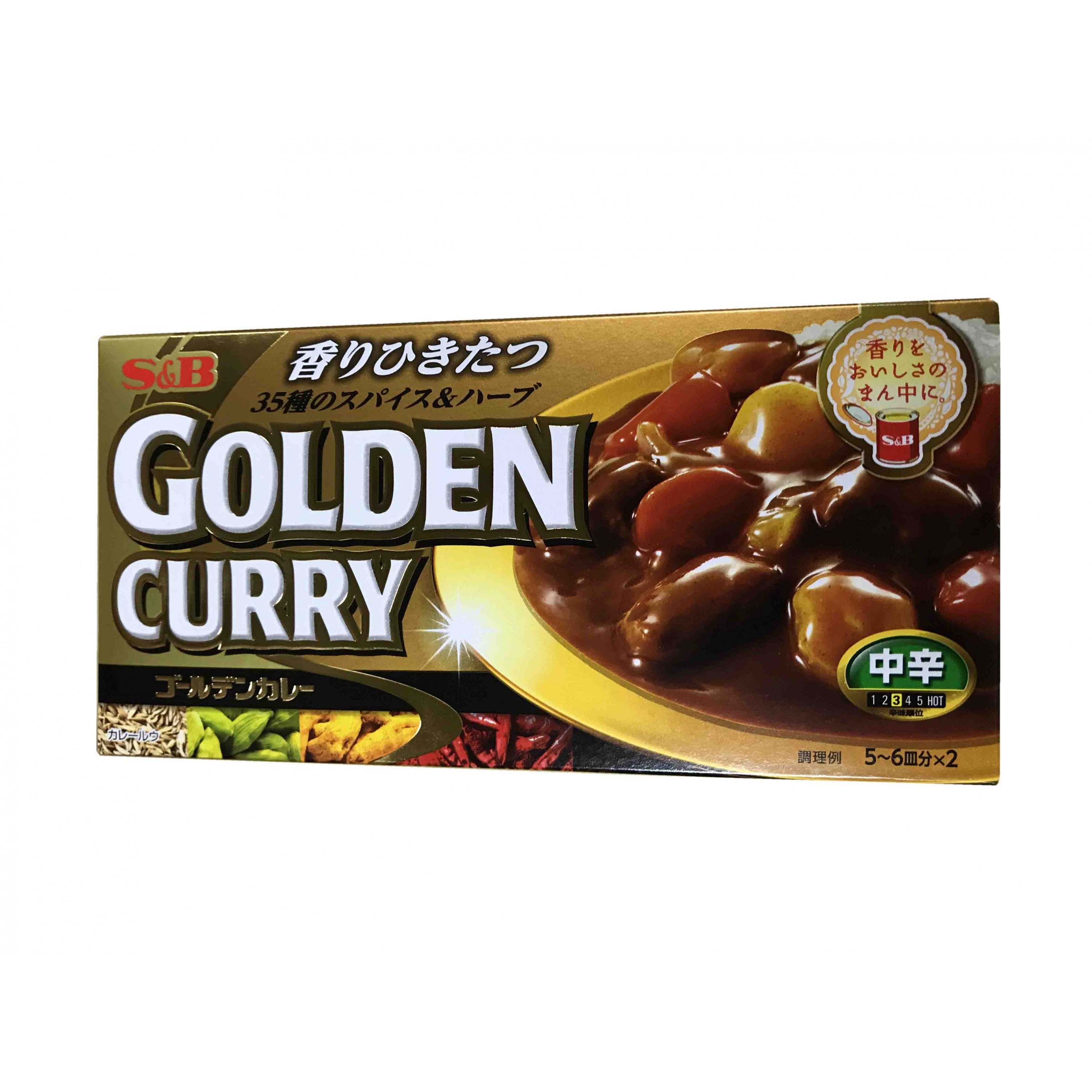 (S&B-新版)中辛口咖喱磚